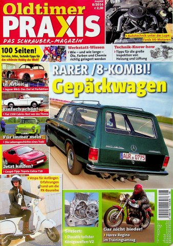 Deckblatt Oldtimer Praxis (08/2014)